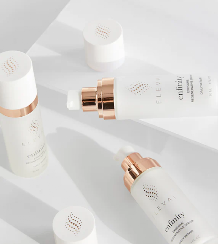 ELEVAI exosomes serum and post treatment serum at Vigour Aesthetics + Wellness Albany, NY medspa.